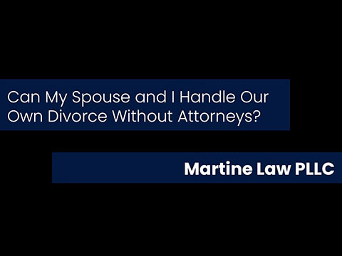 Can My Spouse and I Handle Our Own Divorce Without Attorneys