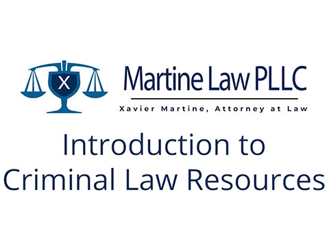 Introduction to Criminal Law Resources